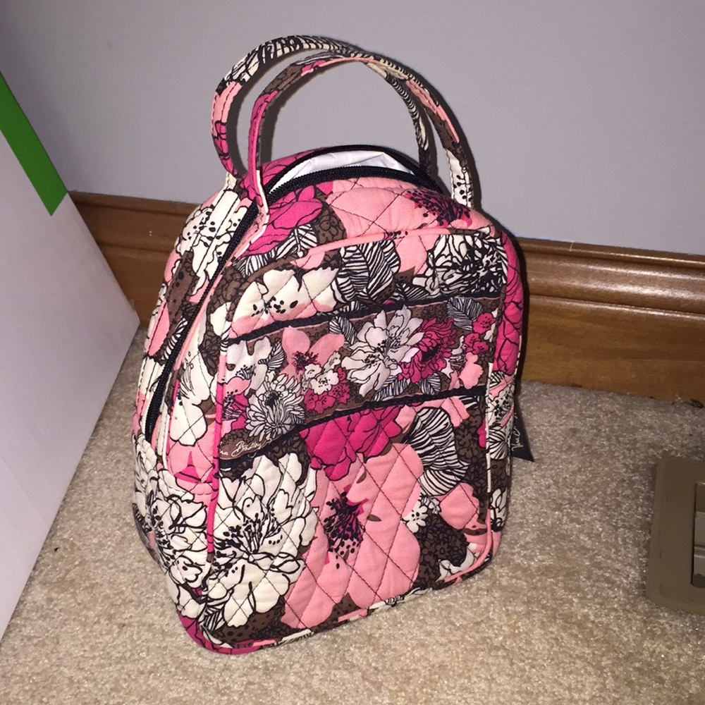 Mocha Rouge Pattern Vera Bradley Lunch Box